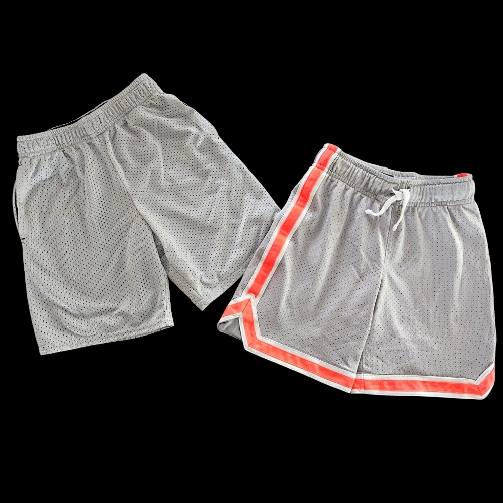 Osh Kosh & Athletic Boys Grey Basketball Shorts Sz 6